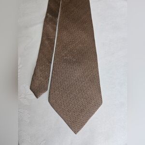 St Loren Silk Brown Men's Tie